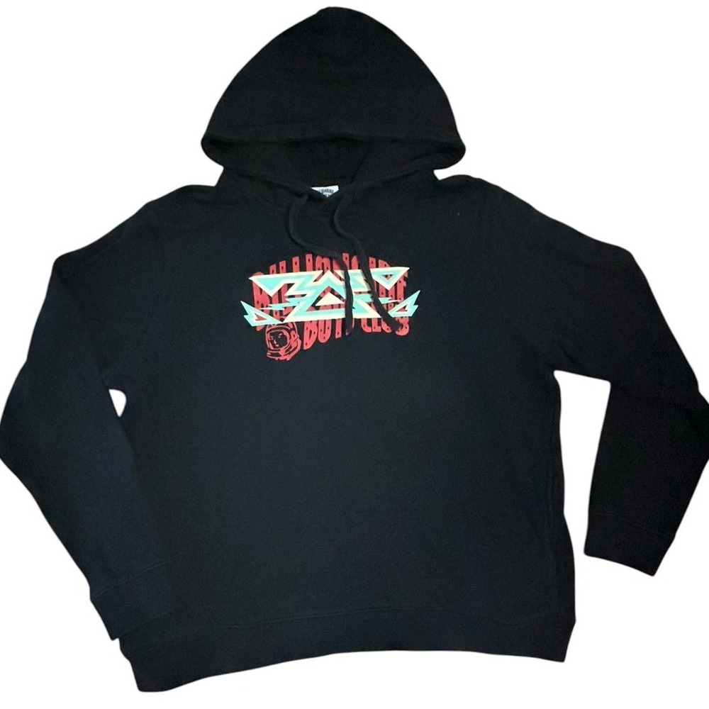 Billionaire Boys Club BBC Black Aztec Southwest Graphic Hoodie Size XXL